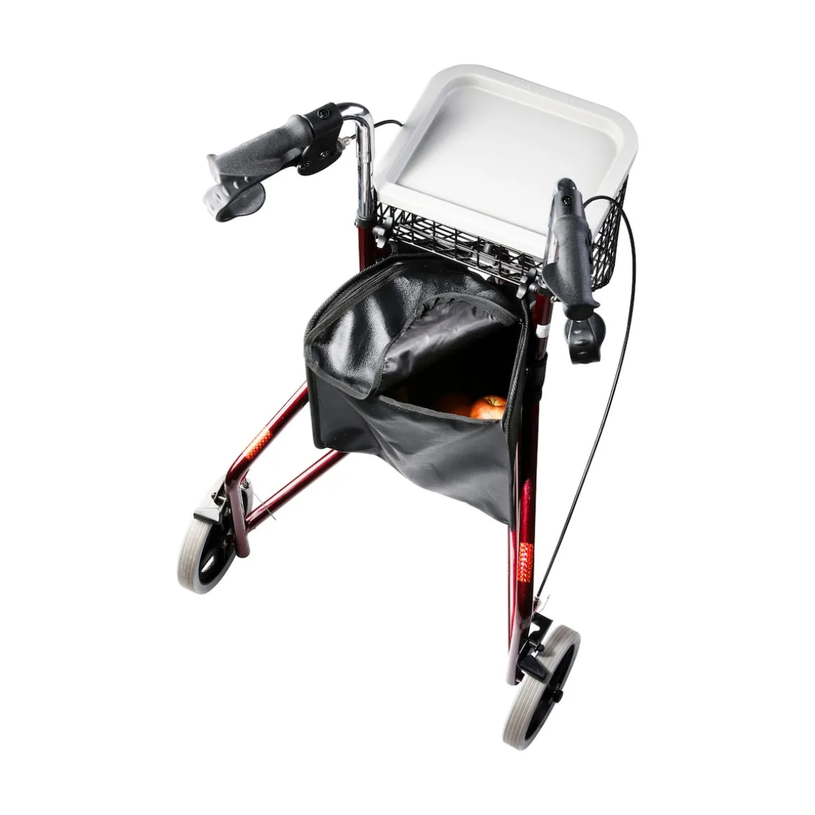3 Rad Rollator Tri Walker für innen & außen, faltbar, leicht