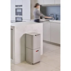 Abfalltrennungs- und Recyclingbehälter Totem Max Stein