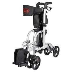 Aluminium Hybrid Rollator und Transportrollstuhl - AT51005