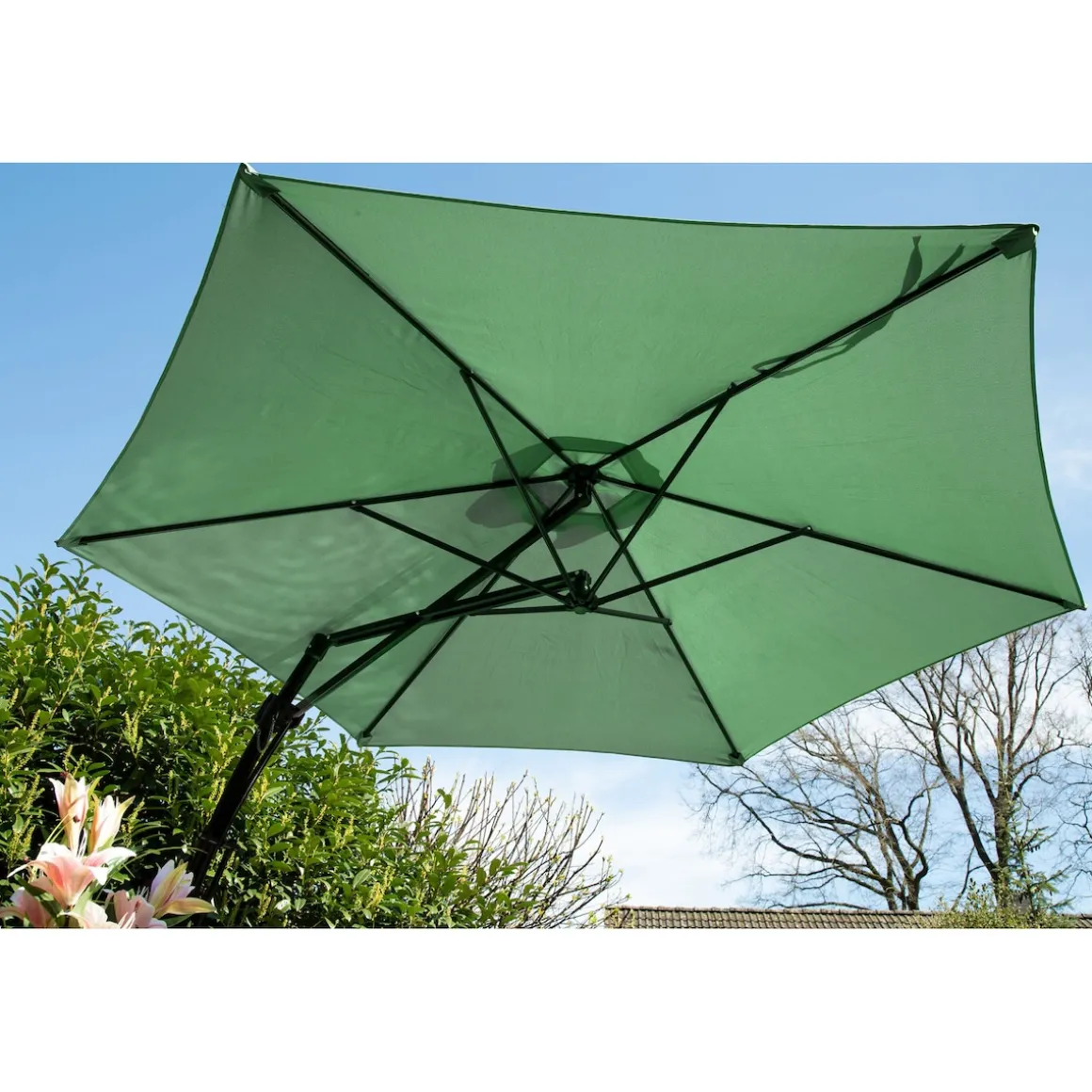 Ampel-Sonnenschirm Greenday grün