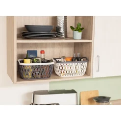 Aufbewahrungskorb, 2 Stück groß, (LxBxH) 34x28x20 cm