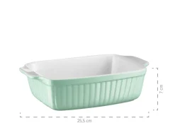 Auflaufform-Set, Keramik KITCHEN TIME Grün