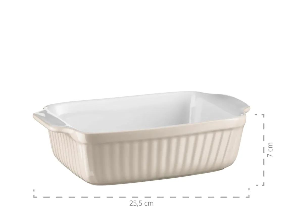 Auflaufform-Set, Keramik KITCHEN TIME Grau