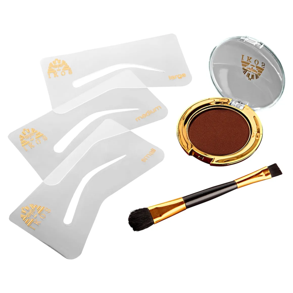 Augenbrauen Formliner-Set, 5 Teile, 3 g für braun- bis schwarzhaarige