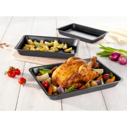 Back- und Auflaufformen, 3 Stück