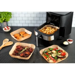 Backpapier für Heißluftfritteusen, 100 Stück