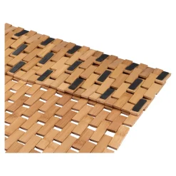 Badematte aus Bambus, rutschfest braun