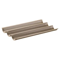 Baguette-Backblech für 3 Baguettes