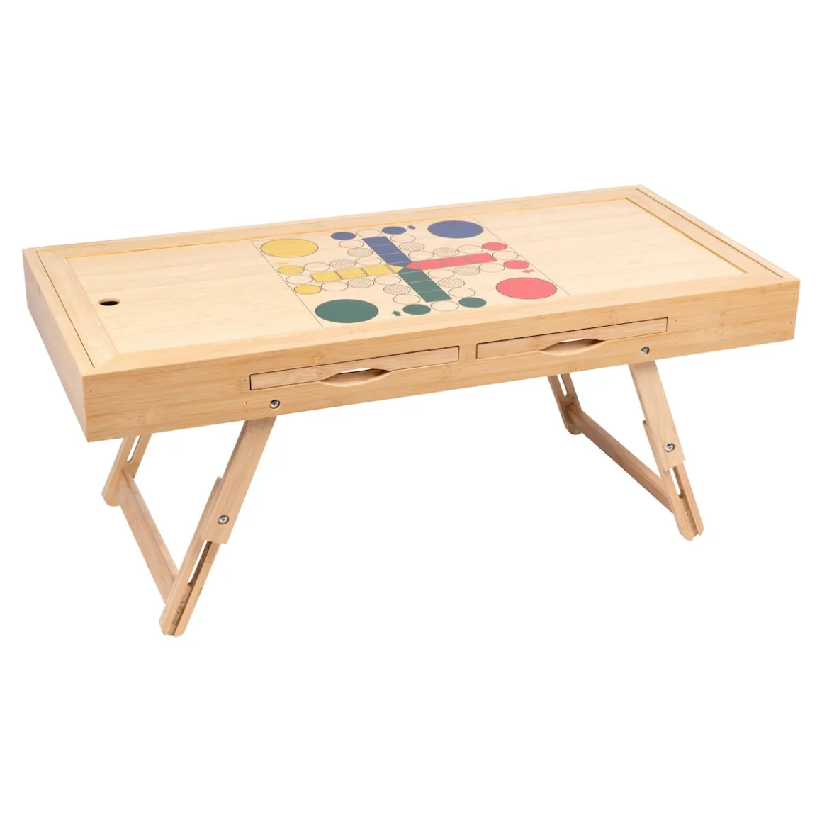 Bambus Spiel- und Puzzletisch "Magnet 4 in 1"