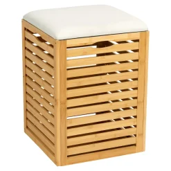 Bambus-Aufbewahrungshocker