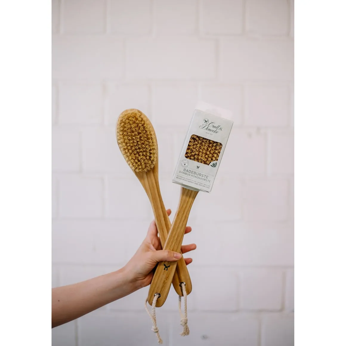 Bambus-Badebürste