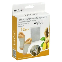 Bambus-Pflaster Ingwer, 10 Stück