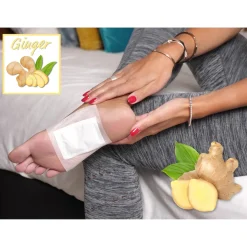 Bambus-Pflaster Ingwer, 10 Stück