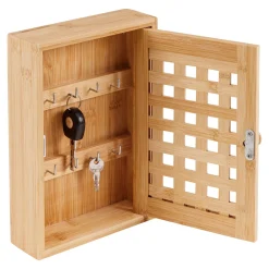 Bambus-Schlüsselschränkchen