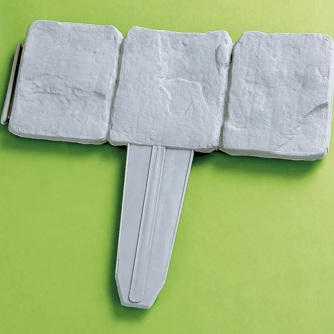 Beeteinfassung "Steine", 10 Stück grau