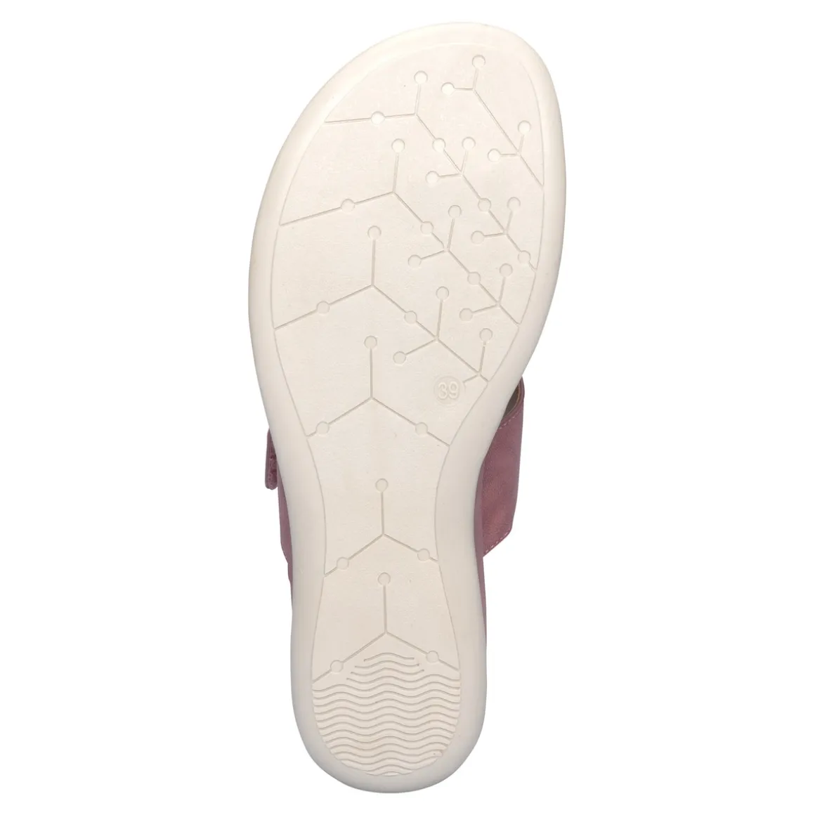 Bequem-Klettsandale „Daniela“ beere