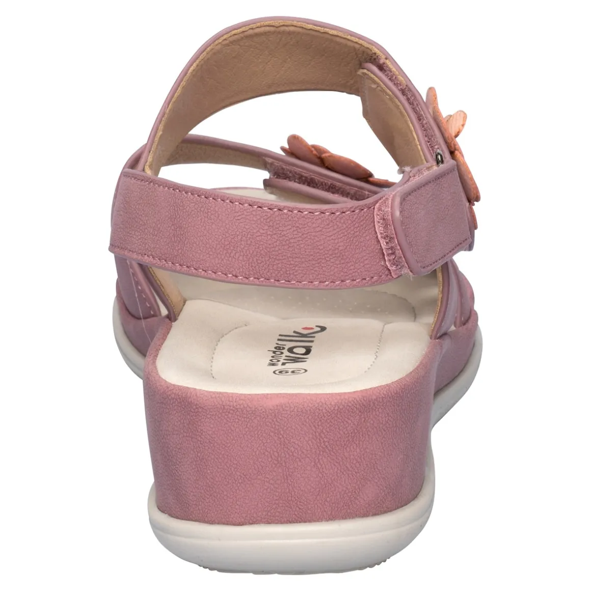 Bequem-Klettsandale „Daniela“ beere