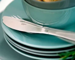 Besteck-Set, Edelstahl Serie 200 6x Menülöffel, 6x Menügabel, 6x Menümesser, 6x Kaffeelöffel, 6x Kuchengabel