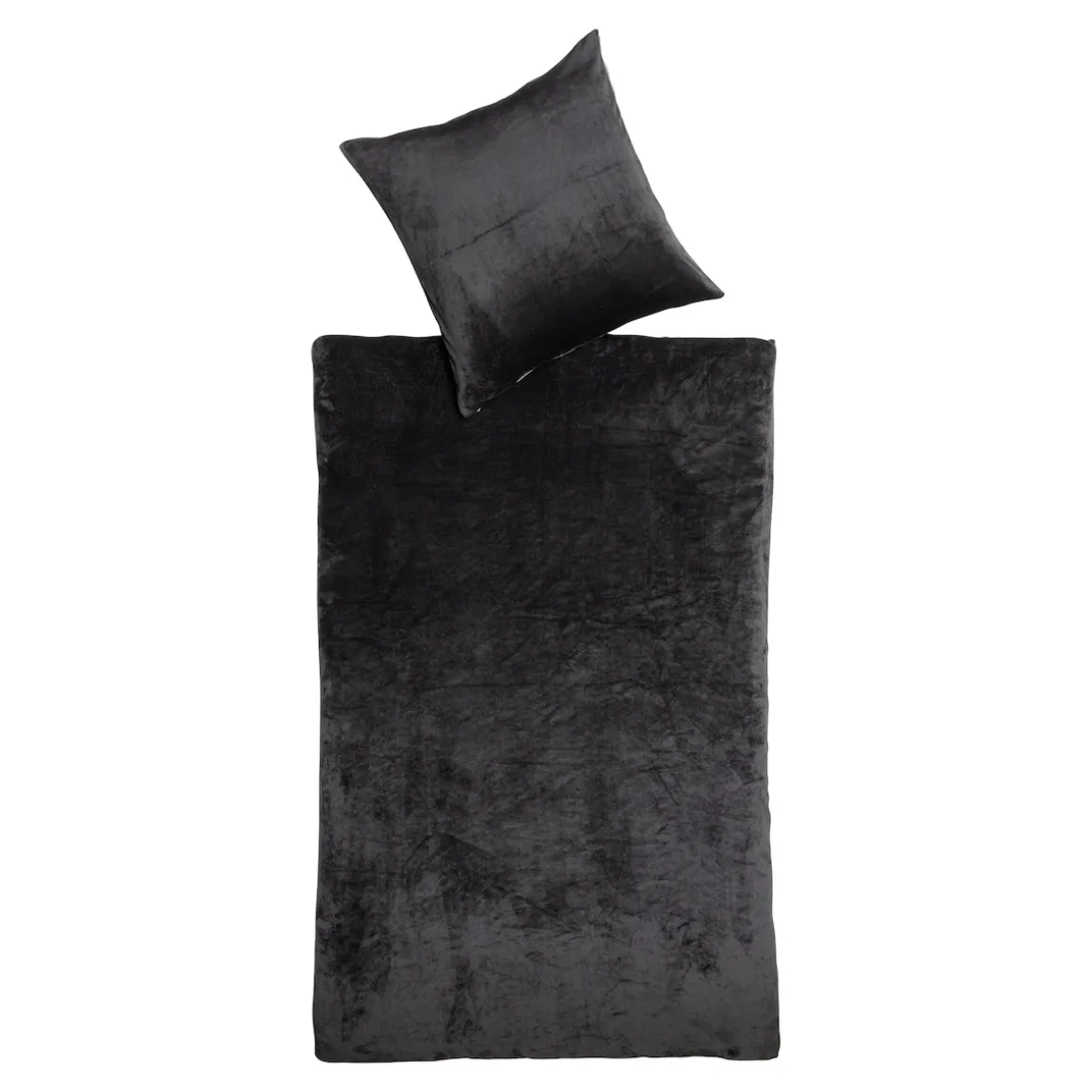Bettwäsche "Cashmerelike", 2-teilig, 135x200 cm grau