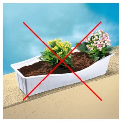 Blumenkasten-Klammern, 4 Stück