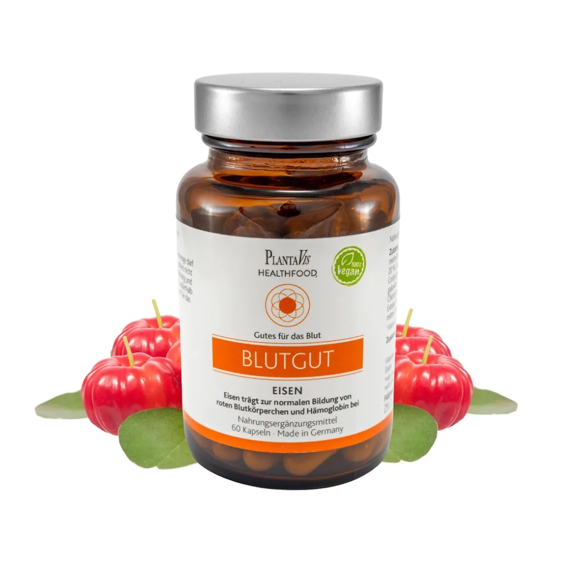 BlutGut - Eisen Kapseln, 60 Stück, 29,7 g