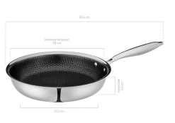 Bratpfanne, Edelstahl Hestia 1 x Pfanne