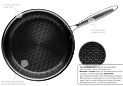 Bratpfanne, Edelstahl Hestia 1 x Pfanne