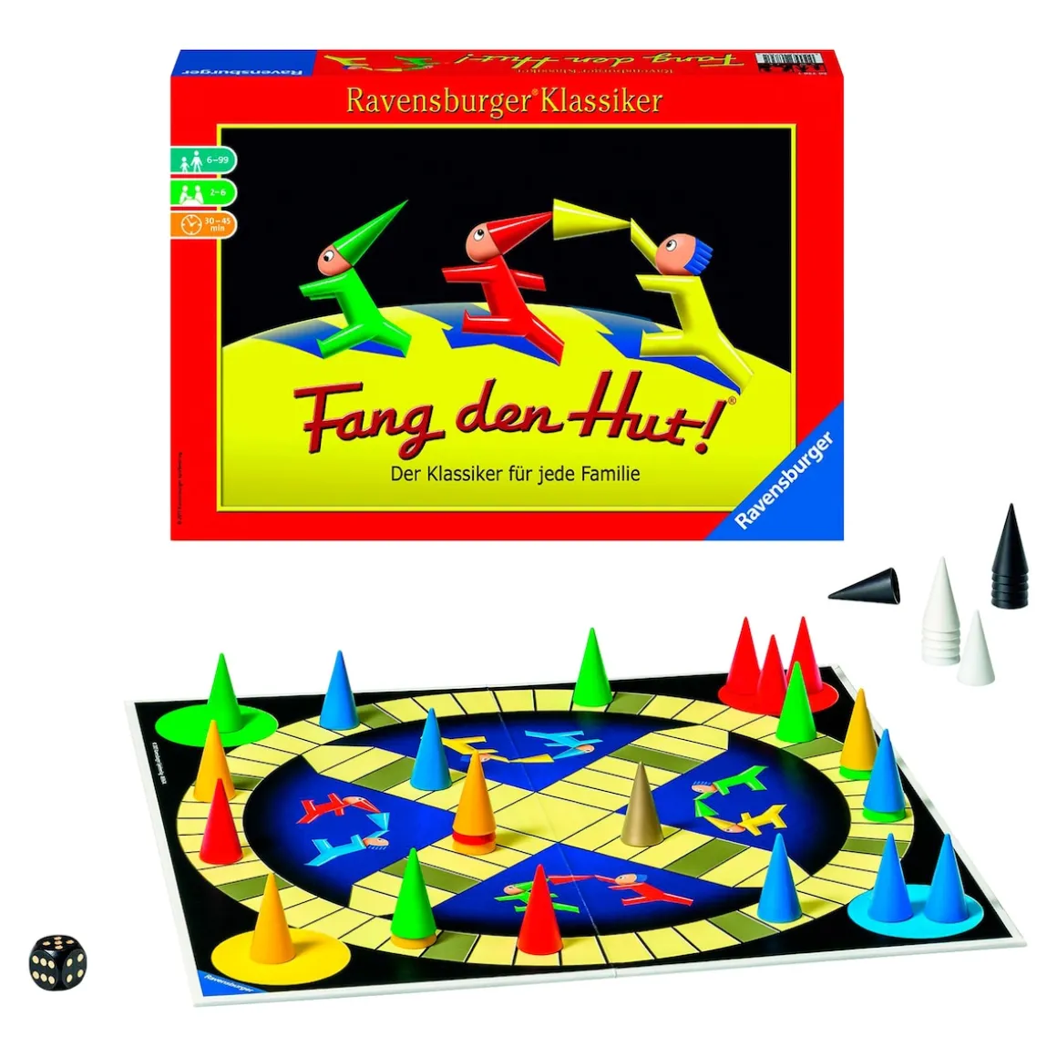 Brettspiel "Fang den Hut!"