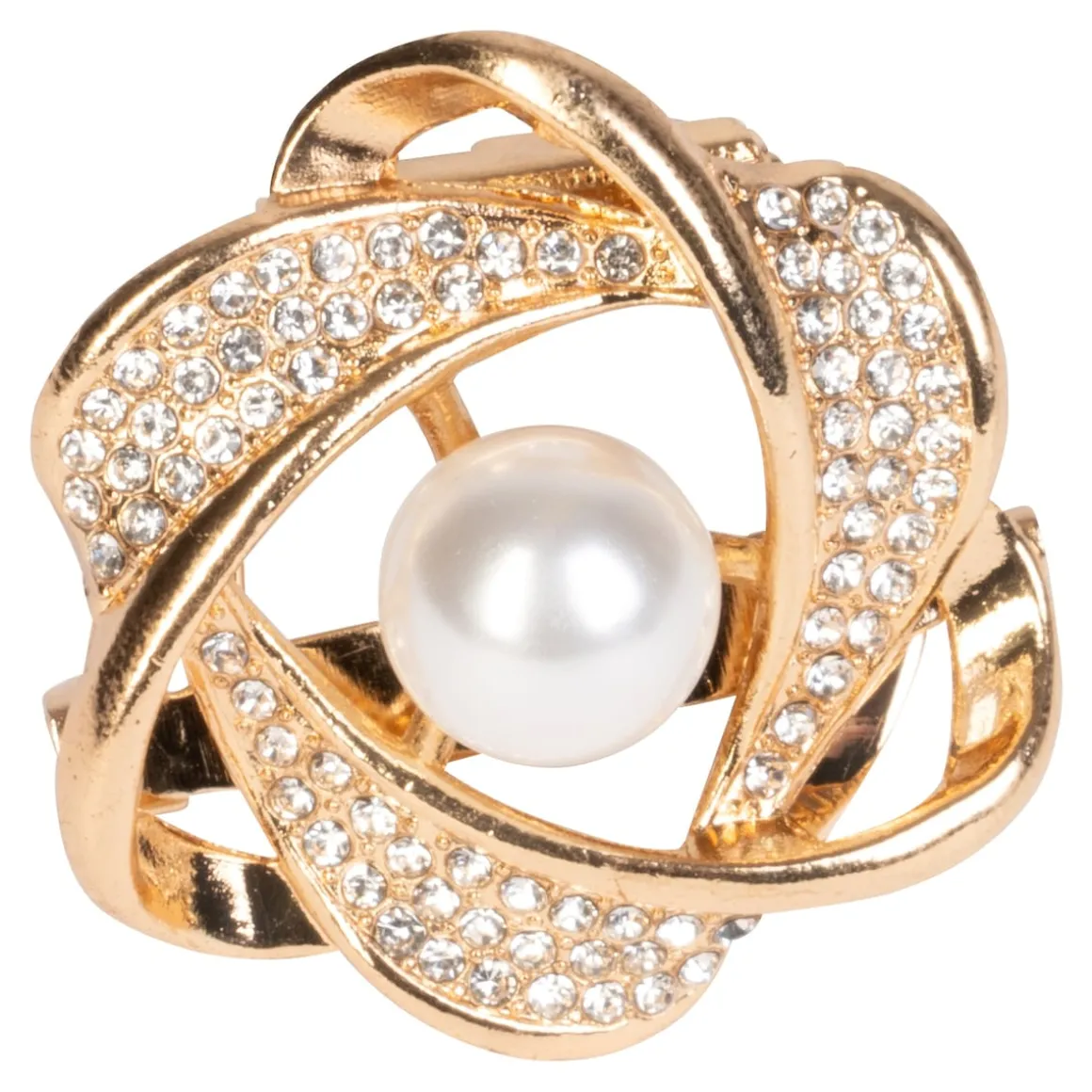 Brosche „Blütenperle“