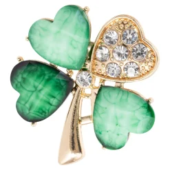 Brosche „Glücks-Kleeblatt“