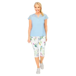 Capri-Leggings „Blumen“