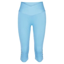 Capri-Leggings „Diamant-Optik“ hellblau