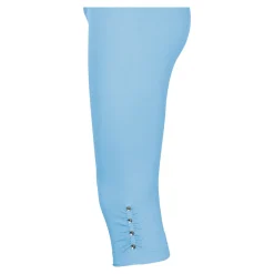 Capri-Leggings „Diamant-Optik“ hellblau
