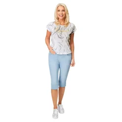 Capri-Schlupfjeans „Dunja“