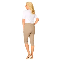 Capri-Schlupfjeans „Dunja“ beige