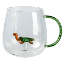 3D Glas-Tasse, 350 ml Schildkröte
