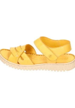 Damen Sandaletten gelb