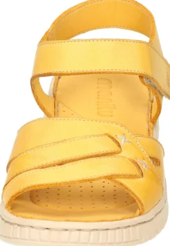 Damen Sandaletten gelb