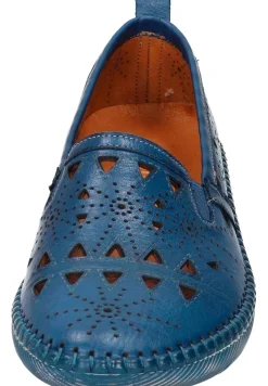 Damen Slipper blau