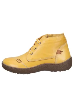 Damen Stiefeletten gelb