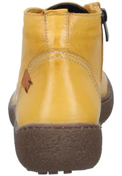 Damen Stiefeletten gelb