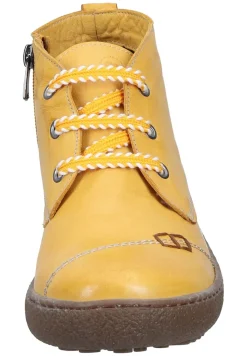 Damen Stiefeletten gelb