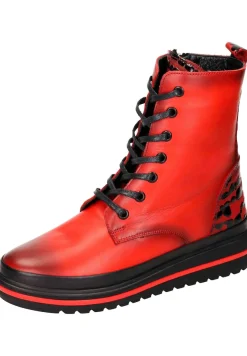 Damen Stiefeletten rot