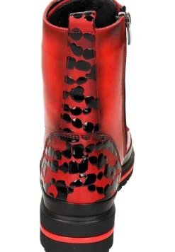 Damen Stiefeletten rot