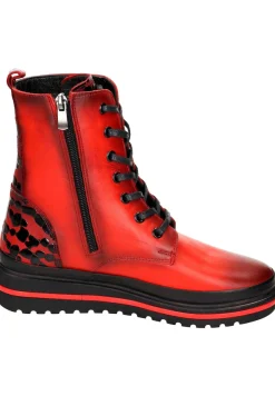 Damen Stiefeletten rot