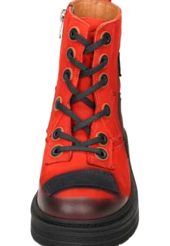 Damen Stiefeletten rot