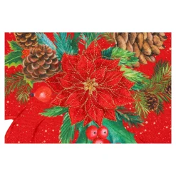 Deckchen „Weihnachtsstern“, 2 Stück