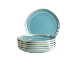 Dessertteller Set, Steinzeug Cordelia Grün