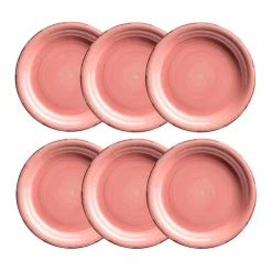 Dessertteller-Set, Steingut LUMACA Koralle