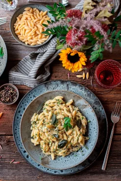 Dessertteller-Set, Steinzeug Carellia Grau